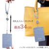 Gisele Pass Case with Reel for Women and Men, ID Card Holder, IC Card Case, Employee ID Card Case, Double-Sided with Strap, Perfect for Commuting and