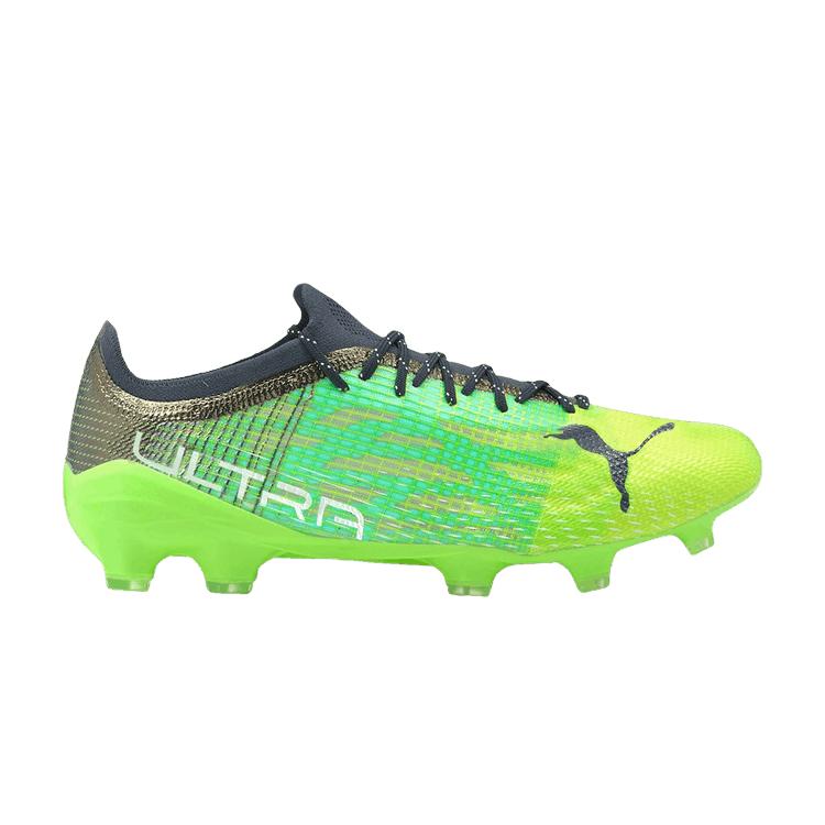 Puma Tênis Masculino Ultra 1.3 FG AG Green Glare Elektro-Aqua Spellbound 106477-04