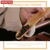 1/3/5/10Pcs Bamboo Spoon Set Smooth Edge Multi Function Kitchen Salt Scoop Multi-Function Tea Scoops Household Accessories