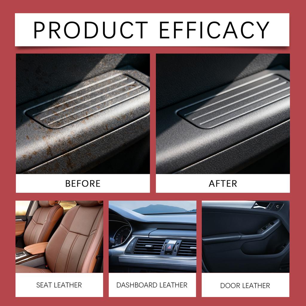 Car Plastic Restorer Back To Black Gloss Leather Panel Repair Car Interior Cleaning Product Car Interior Polishing Coating Agent