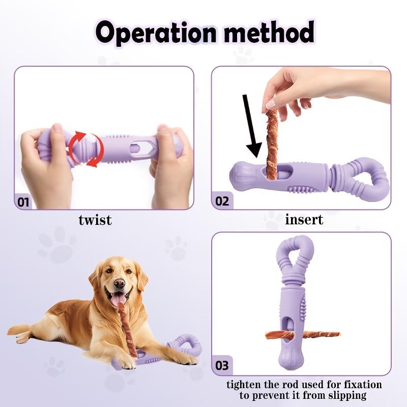 Dog Chew Stick Holder, Anti-Choking Teething Toy for Dogs