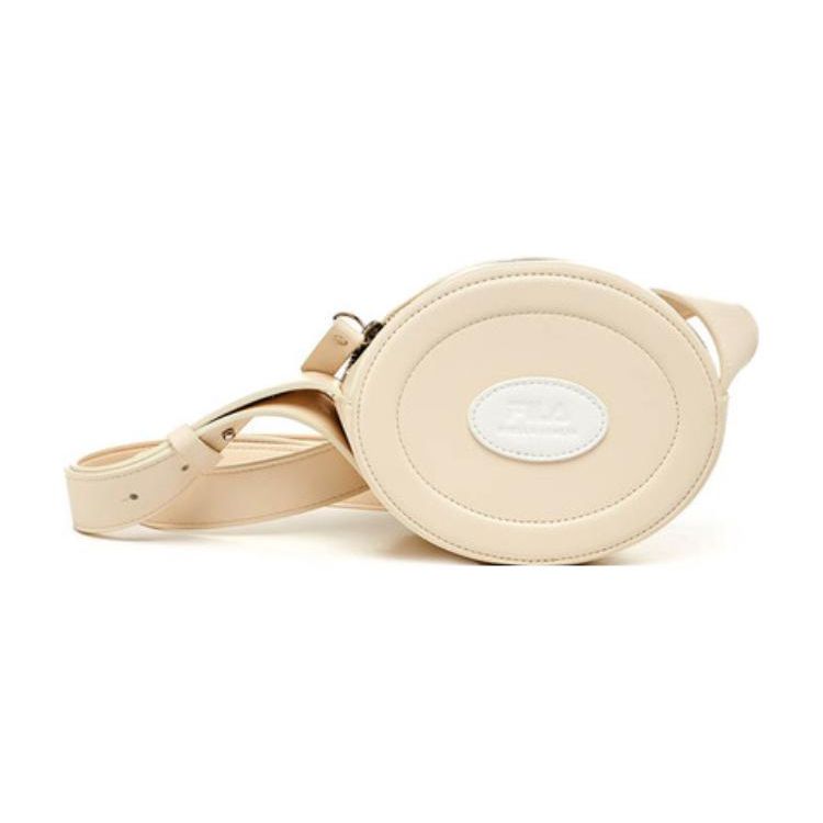 FILA Sport Casual Simple Shoulder Crossbody Bag Women bags Off-White FS3BCF5333F-CRM Ecru