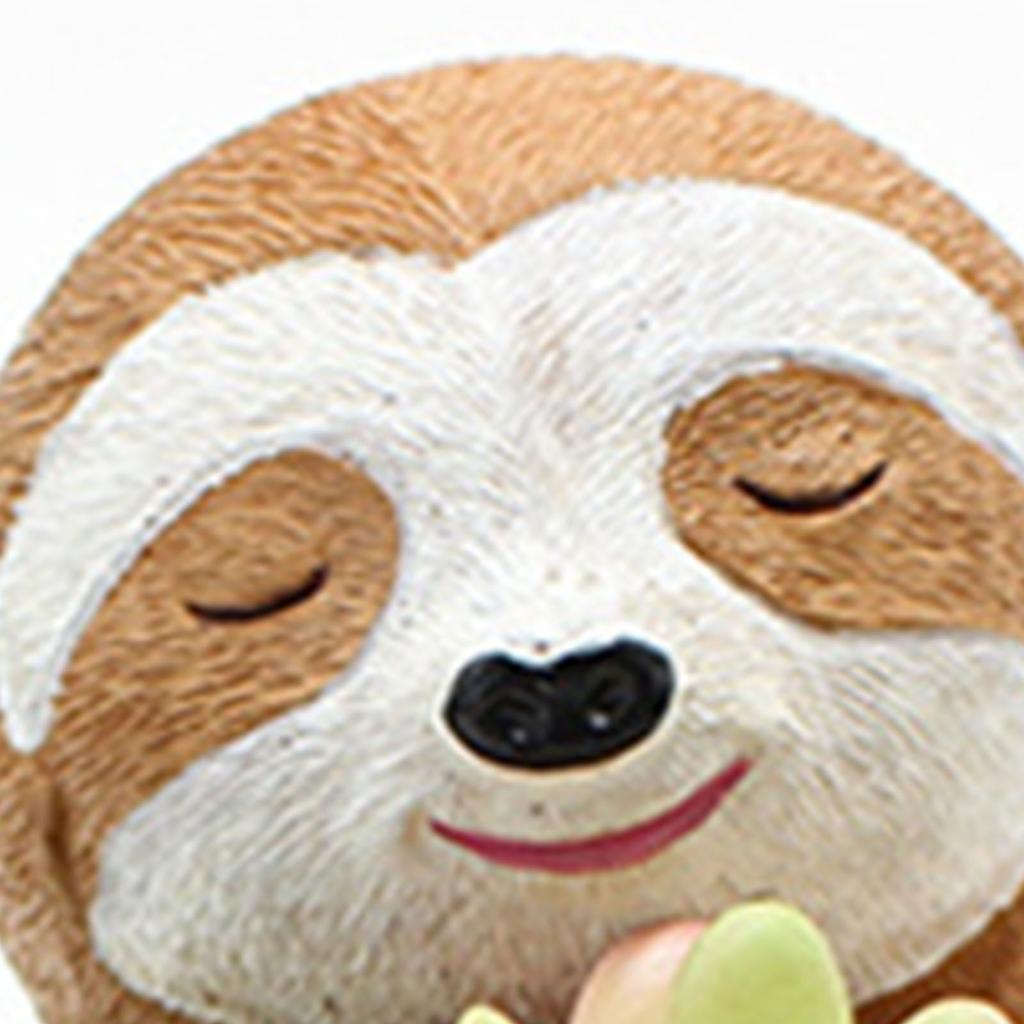 Lenistwo Ozdoby Doniczek Innowacyjne Żywiczne Doniczki na Sukulenty Sadzarka Ozdoby na Biurko