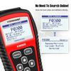 KONNWEI KW808 OBD2 Auto skener OBD2 Automotive Diagnostic Scanner Tool Nástroje na čítanie chybových kódov motora pre autá