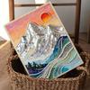 DIY Sunrise Pearl Art Painting for Home Wall Decor Pearl Gem Paintings Picture Arts Craft  for Adults/Beginners Gift Idea Home Decor Without Frame