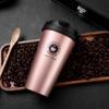 500ml Portable 304 Stainless Steel Insulated Coffee Mug Creative Gift Handheld Thermos for Travel And Outdoor