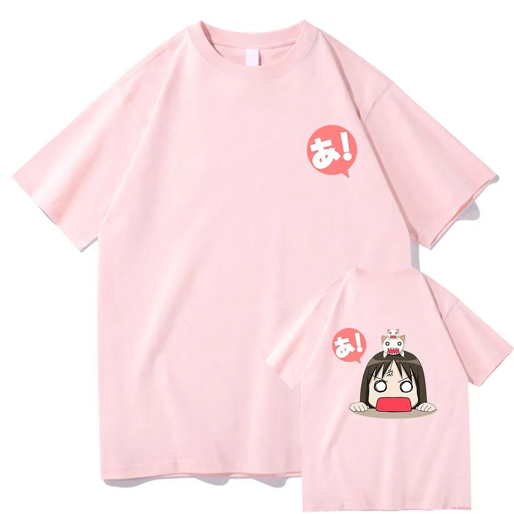 Anime AzuUnisexga Daioh T Shirt Women Kawaii Chibi Osaka and Chiyo Chans Dad TShirts Unisex Sweatshirt Summer Cotton Plus Size Tops