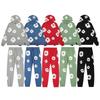 Set Felpa con Cappuccio Casual da Uomo Donna Misto Cotone Tuta Leggera Outfit Streetwear