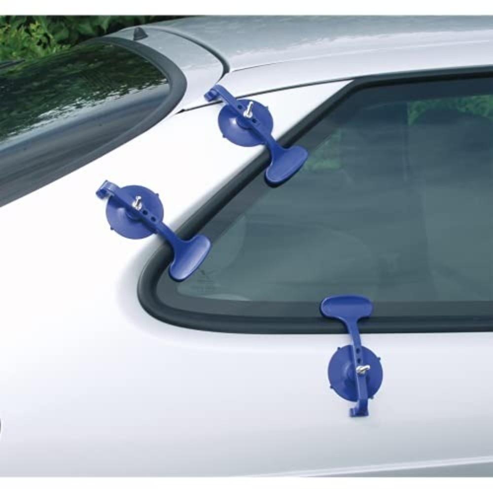 6PCS Plastic Handle Suction Clamp Blue Suction Cup Clamp Glass Repair Tool Maintenance Technician