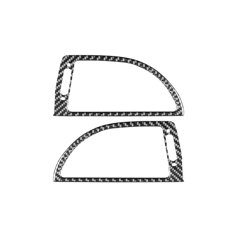 Vent Cover Trim Carbon Fiber For Center Console Side Air Outlet For BMW 6 Series E63 E64 2004-2010 Interior Accessories