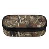 Stationery Pencil Case High Capacity 300D Polyester Smooth Zipper with Main Compartment Mesh Pocket and Pen Slots for Students
