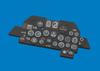 Eduard 1/72 Scale Look P-47D Bubble Top Instrument Panel (for Tamiya) Plastic Model Kit Parts EDU674025 (Airplane)