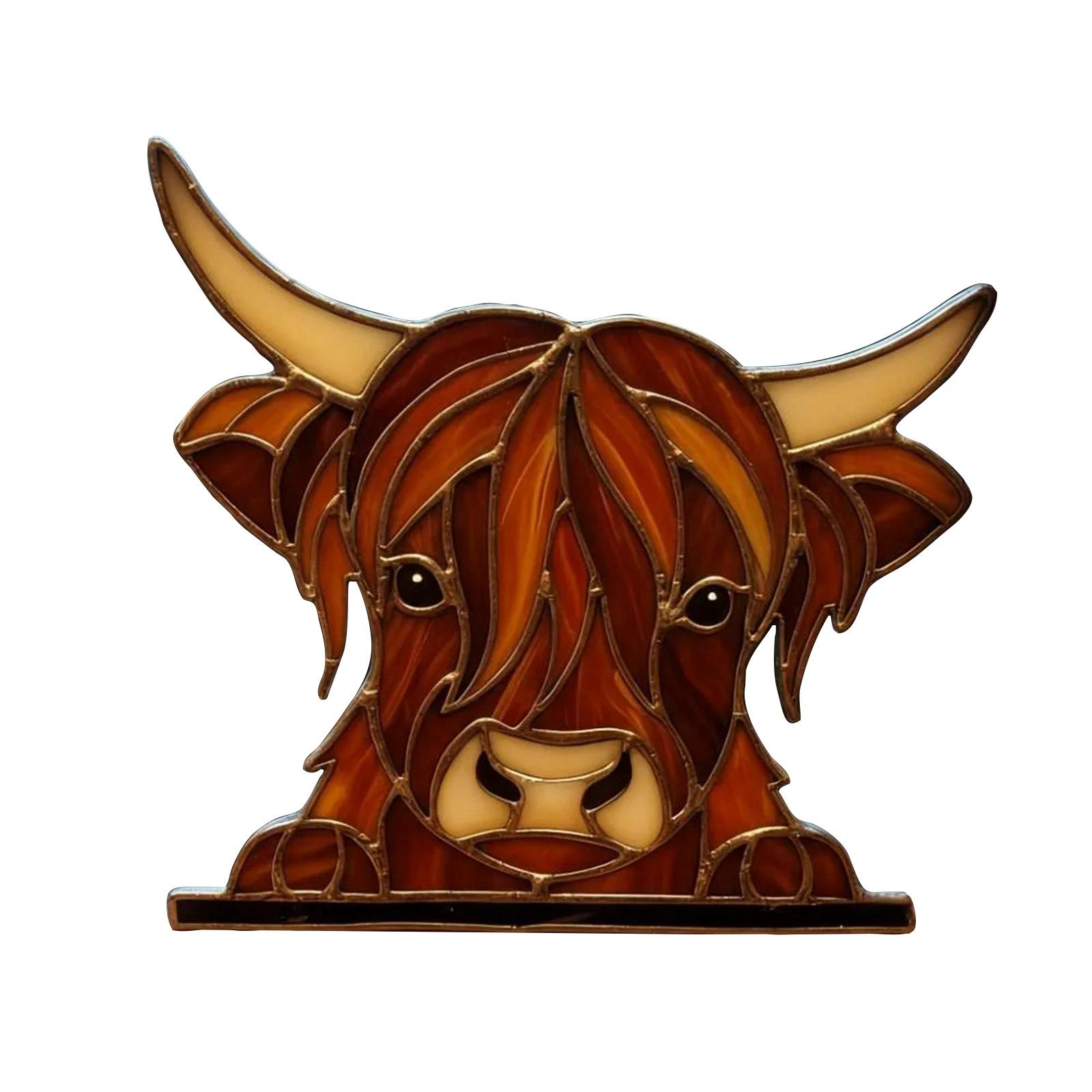 

Cow Window Corner Decoration, 3 Peeping Cow Window Ornaments, Easy-to-Install Christmas Cow Decorations, Farm Animal Christmas Decorations, Suitable One Size