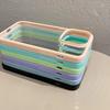 Fashion Transparent Candy Color Bumper Phone Case For iPhone 15 14 13 12 11 Pro Max XR XS X Plus Soft Shockproof TPU Back Cover