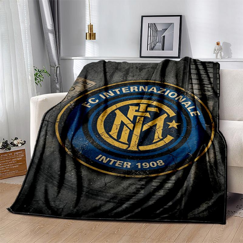 Fc Internazionale Century Passion Blanket Soft And Comfortable Camping Trip Sheet Digital Printing Office Rest Blanket