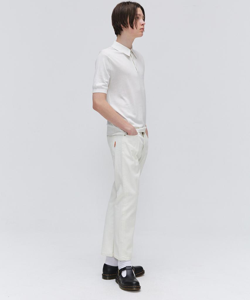 EZIO Soft Collar Half Knit_Ivory