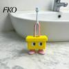 3D Printed Toothbrush Holder Cartoon Stool Holder, Waterproof Moisture-Proof Cute Durable Bathroom Compact Storage Organizer for