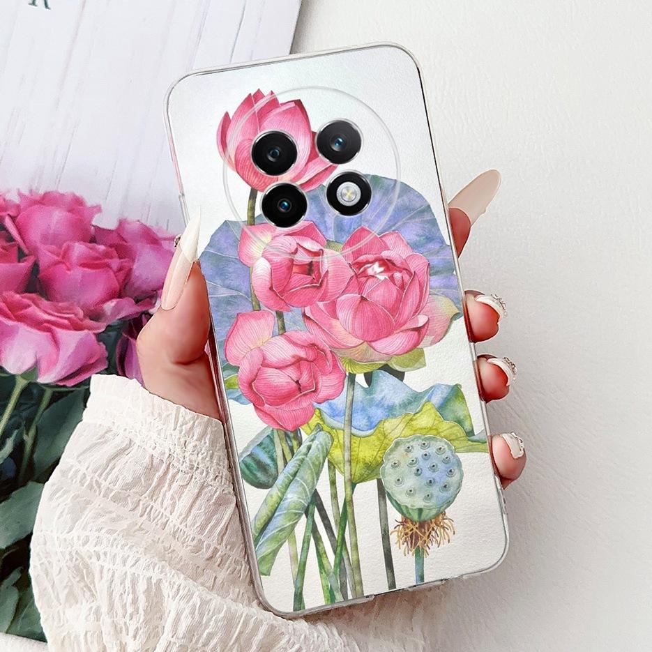 For Realme 13 Pro 5G Case RMX3990 Colorful Flowers Painted Cover Soft Slim Phone Case For Realme 13 Pro Plus Realme13 Pro+ Shell