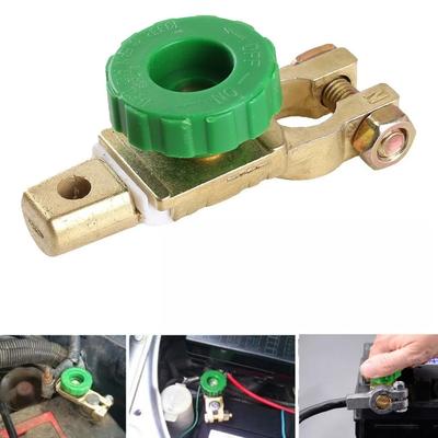 Professional Zinc Alloy Battery Terminal Link Switch Quick Cut-off Disconnect Isolator Switch Car Power-off Switch for All 6V/12