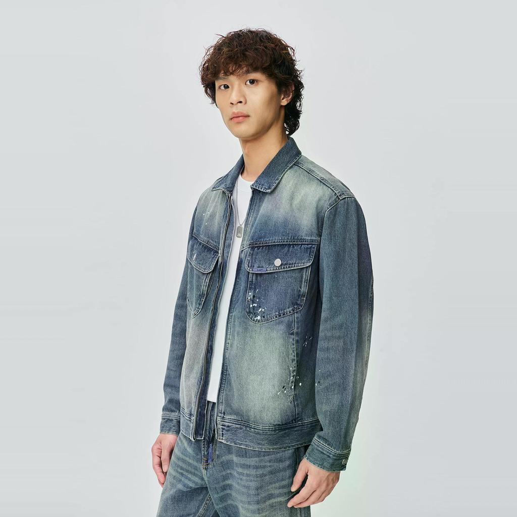 Lee FW25 Coat Men's Medium Blue LMT011300101291A09277