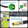 2 Pack 15" RV Propane Hose With 1/4" Male NPT & Qcc1/Typel,Propane Hose-Camper Propane Hose For RV Two-Stage Regulator-Dual LP Tank,Propane Tank Hose