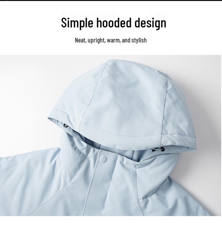 High-Quality Winter Hooded Ski Jacket - Trendy, Cold-Resistant, Versatile for Outdoor Mountaineering