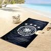 Majestic eagle emblem Print beach towel, quick drying, suitable for travel, outdoor sports, jogging, the beach and swimming, gift