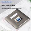 Easy Installation 86 Type Fiber Opticals Outlet Wall Plate For LC Single Double Port Configurations Networking Fiber Socket