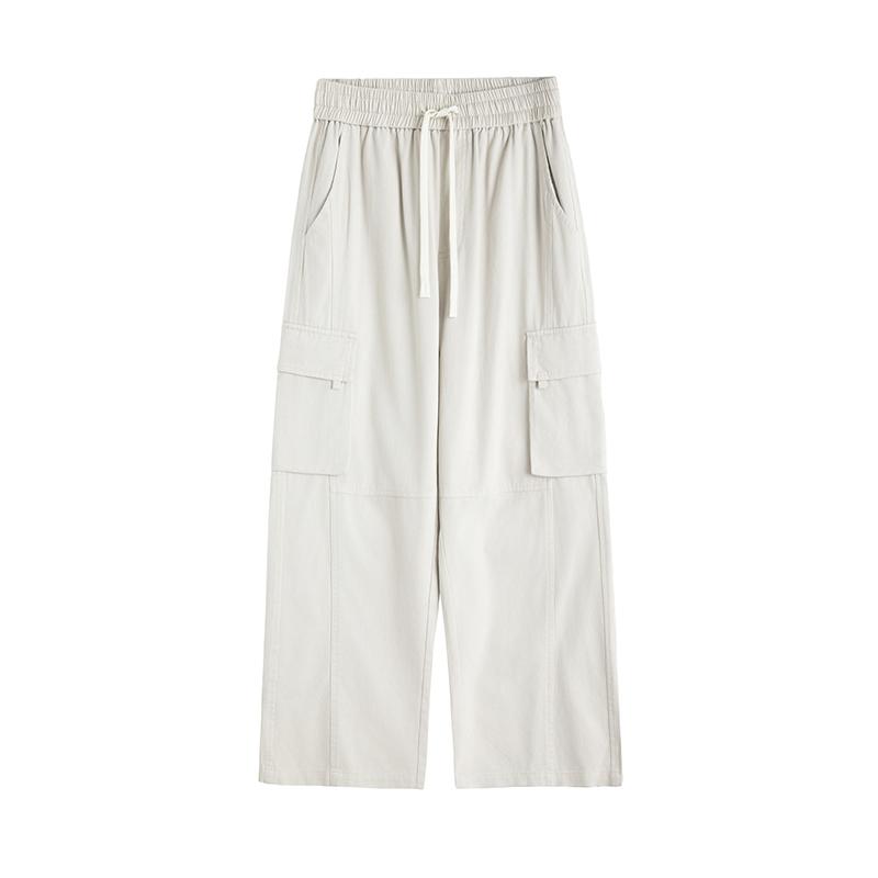 2025 Spring Autumn Men Classic Cotton Cargo Pants Men Loose Fit Oversized Pants Male Joggers Streetwear Straight Trousers