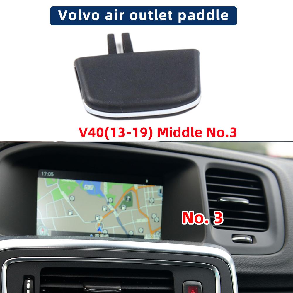 Car Front AC Conditioning Air Vent Grille Outlet Tab Slider Clip Repair Kit For Volvo V60 S60 V40 11-19 Auto Replacement Parts