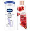 Vaseline Body Lotion & Lux Fragrant Shower Gel Set