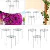 3Pcs Peony Cages and Supports Climbing Trellis Metal Plant Support Rings for