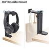 NEETTO HS906 Headphone Stand & Hanger 2 in 1, Above & Under Desk
