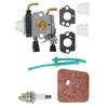 Carburetor Kit For FS38 FS45 FS46 FS55 For FS80 FS85 Trimmer C1Q-S97 With Fuel Line Air Filter Spark Stopper Lawn Mower Parts