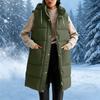 Warme Plüschweste für Damen für den Winter