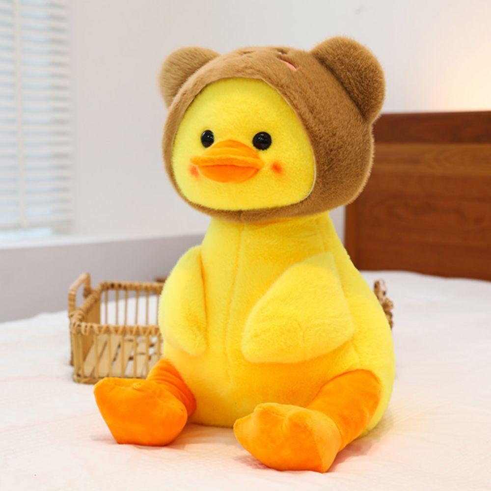 PP Cotton Bear Hood Duck Appease Doll Ornament Rabbit Hood Duck Stuffed Doll  Sofa Decor