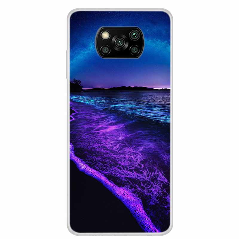 Phone Case For Xiaomi Poco X3 Pro TPU Back Cover Poco M6 Pro 4G F6 F5 F3 X6 X5 Transparent Clear Casing Soft Bumper Cats Fundas