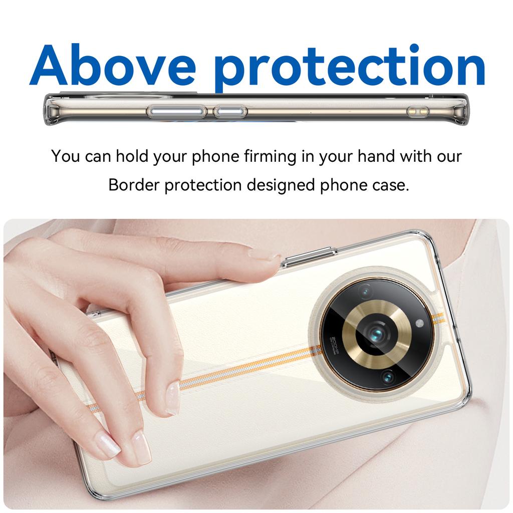 For Realme 11 Pro 5G/11 Pro+ 5G/Narzo 60 Pro 5G TPU+Acrylic Case Mobile Phone Back Protector Cover