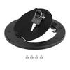 Car Styling Accessories Black Fuel Gas Tank Cover Cap Fit for Jeep Wrangler 24 Doors 20072017
