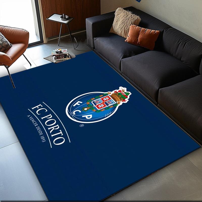 Fc Porto Crest Design Carpet, Chair Rug,Rug for Office Bedroom living rooms, Doormat decor Fan Gift Christmas Gift