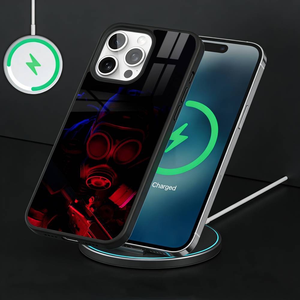 Game C-Counter S-Strike CS Phone Case For iPhone17,16,15,14,13 Plus,Pro Max Magnetic For Magsafe Wireless Charging