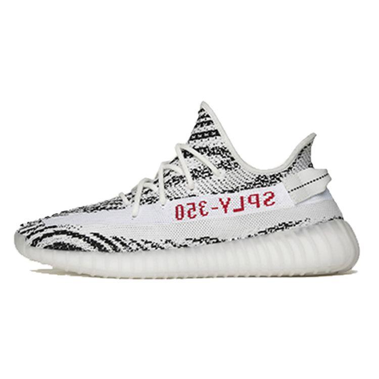 

Adidas Originals Yeezy Boost 350 V2 Fabric White Zebra Low Top Lifestyle Sneakers Unisex Sneakers Black Red CP9654-2018 36