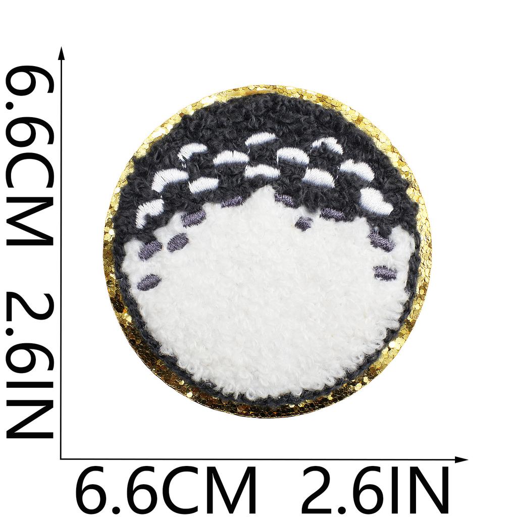 Chenier Football Embroidery Cloth Sticker Children'S Bag Decoration Towel Embroidery Volleyball Patch Sticker Computer Embroidery Stamp Ironing