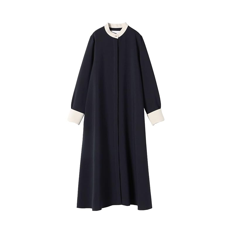 

[Ships Any] ladies shirt Machine washable double cross A-line Shirt dress [NAVY BLUE] 724550054 navy ONE SIZE