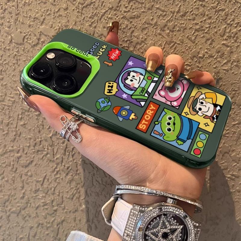 Applicable to Apple 16promax mobile phone case cartoon iphone14plus protective case for women's new 13 Buzz Lightyear
