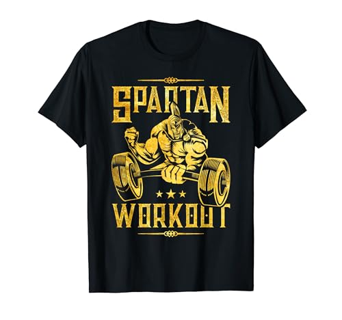 Spartan Workout Gym Team Gold Spartan Bodybuilding Gift T-Shirt
