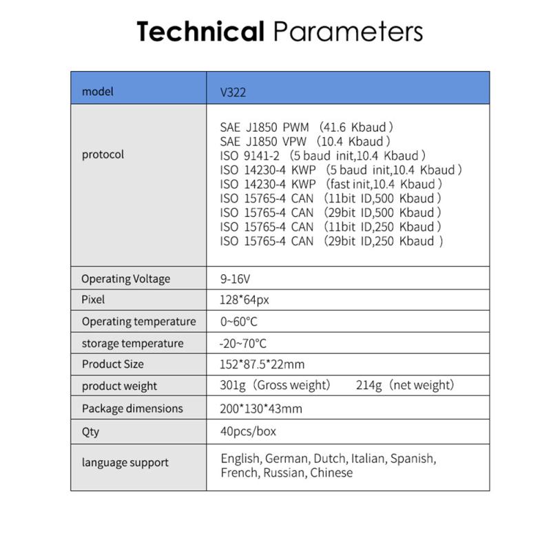 Sıcak, Araç Teşhis Cihazı Obd2 Motor Arıza Teşhisi Obd Araç Arıza Dedektörü
