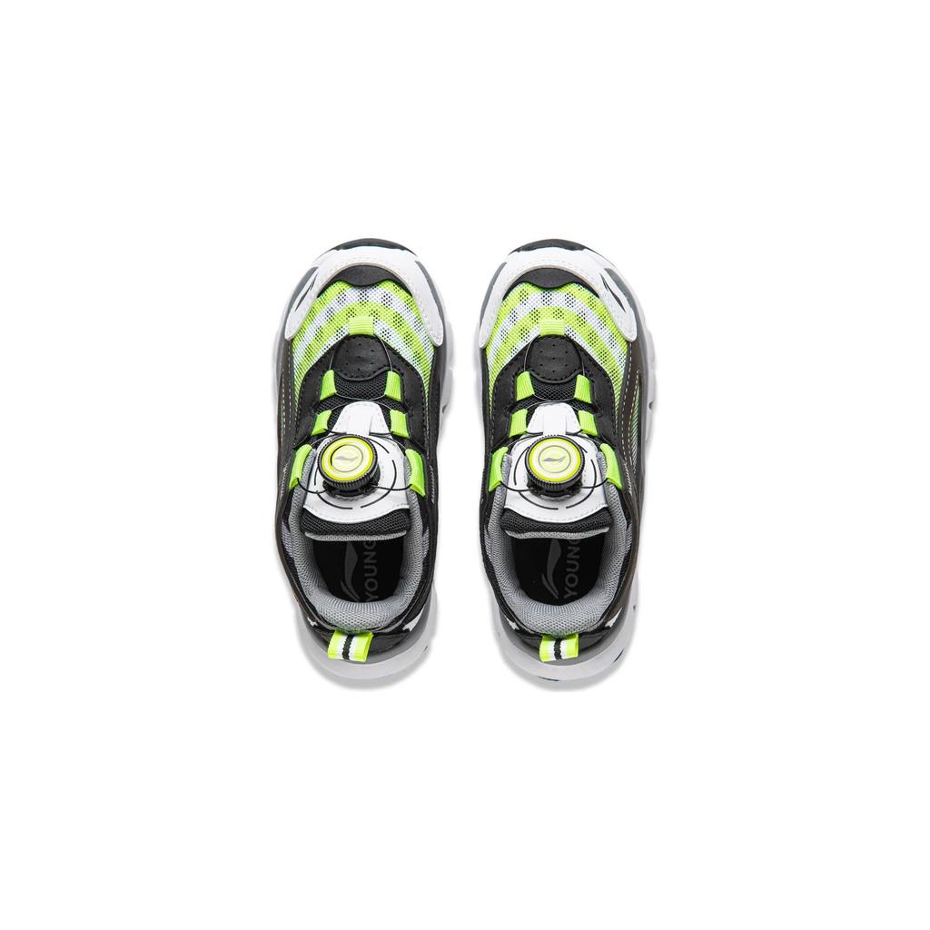 Li-Ning Cloud Cushioning Rebound Balance Wear-Resistant Lightweight Breathable Non-Slip Anti-Kick Low-Top Kids Running Shoes YKNU090-9