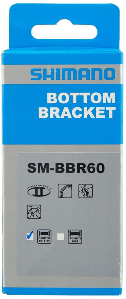 SHIMANO SMBBR60 68mm BSA Bottom Bracket (BC1.37) USP-18332