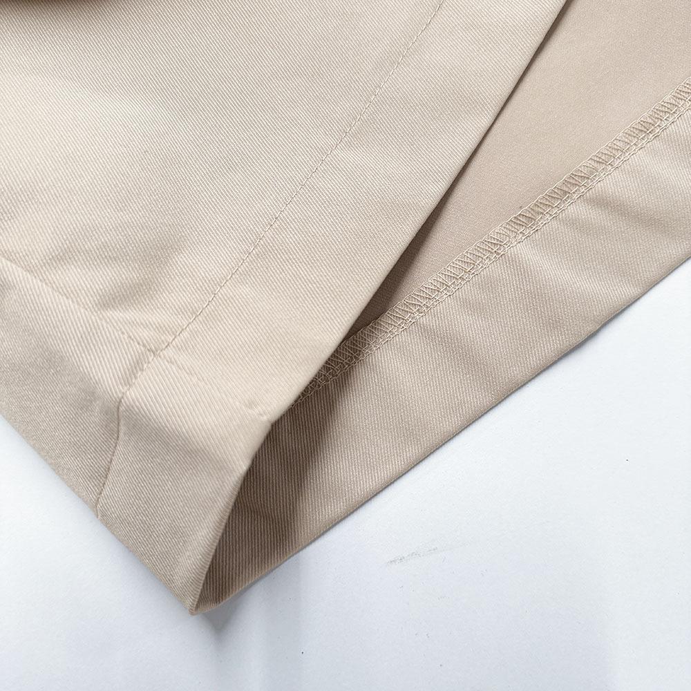 Autumn and Winter New French Style Workwear Trenchcoat Khaki Lapel Fashionable Loose Mid-length Coat Women's Clothing